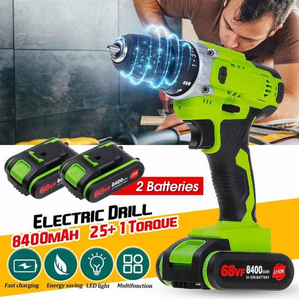professiona electric drills 68vf drill cordless impact screwdriver power tools with lithium-ion battery for drilling & tighten screw
professiona electric drills 68vf drill cordless impact screwdriver power tools with lithium-ion battery for drilling & tighten screw