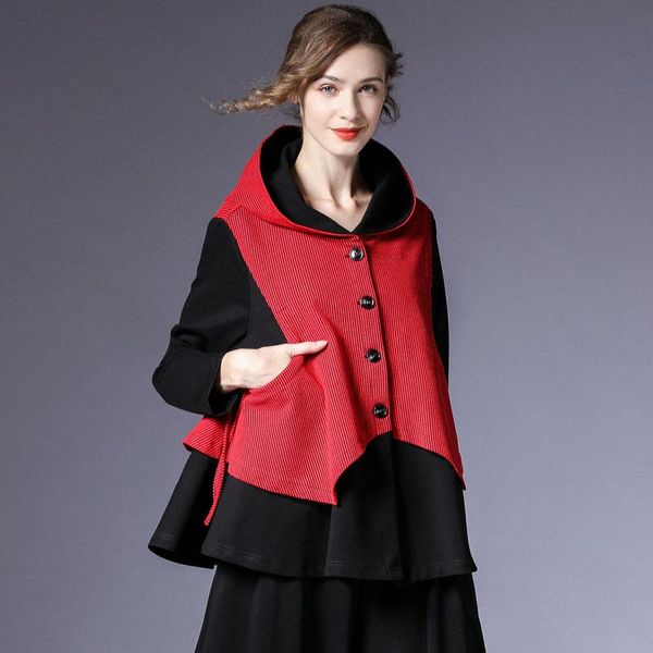 women's jackets fy.yiyi autumn fake two-piece hooded jacket casual slim big sizes short coat europe and america outerwear 2021, Black;brown
women's jackets fy.yiyi autumn fake two-piece hooded jacket casual slim big sizes short coat europe and america outerwear 2021, Black;brown