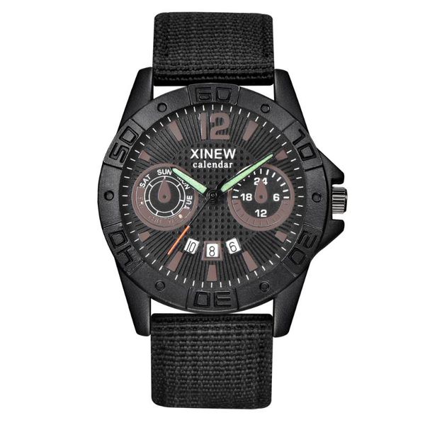 wristwatches mens watches fashion date quartz watch men nylon military band analog sports vintage relogios masculinos 2021, Slivery;brown
wristwatches mens watches fashion date quartz watch men nylon military band analog sports vintage relogios masculinos 2021, Slivery;brown