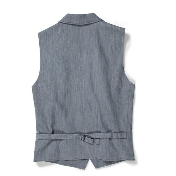 men's vests summer spring mens washed slim fit waistcoat lapel single-breasted multi-pockets business casual sleeve jacket cotton, Black;white
men's vests summer spring mens washed slim fit waistcoat lapel single-breasted multi-pockets business casual sleeve jacket cotton, Black;white