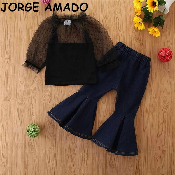 clothing sets autumn girls outfits polka dot gauze +denim flared jeans baby girl 2pcs kids clothes e201073 4hzz, White
clothing sets autumn girls outfits polka dot gauze +denim flared jeans baby girl 2pcs kids clothes e201073 4hzz, White