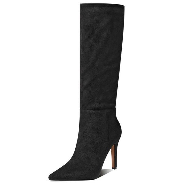 boots brand beige black knee high suede leather pointed toe heel winter slouchy botas plus size dress shoes
boots brand beige black knee high suede leather pointed toe heel winter slouchy botas plus size dress shoes