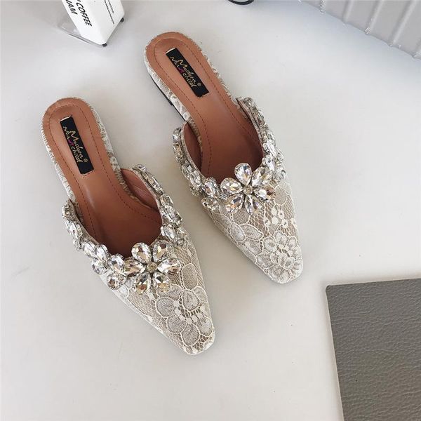 shoes woman 2021 low slippers casual flower glitter slides lace cover toe pantofle luxury flat jelly rome crystal elegant fl, Black
shoes woman 2021 low slippers casual flower glitter slides lace cover toe pantofle luxury flat jelly rome crystal elegant fl, Black