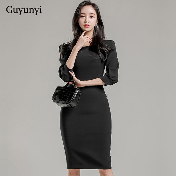 High Waist Tight Office Lady Dress 2021 Spring Simple Temperament Half Sleeve Lace Decoration On Back Women Party Black Dress, Cx2544
High Waist Tight Office Lady Dress 2021 Spring Simple Temperament Half Sleeve Lace Decoration On Back Women Party Black Dress, Cx2544
