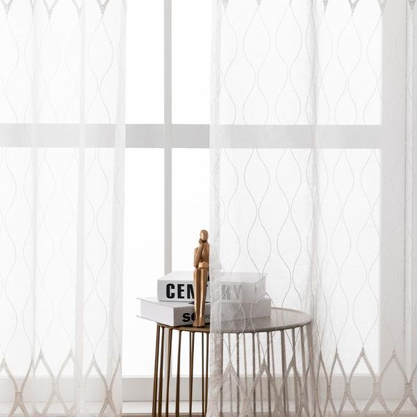 modern white embroidered tulle for the living room curtains window sheer voile bedroom drapes curtain &
modern white embroidered tulle for the living room curtains window sheer voile bedroom drapes curtain &