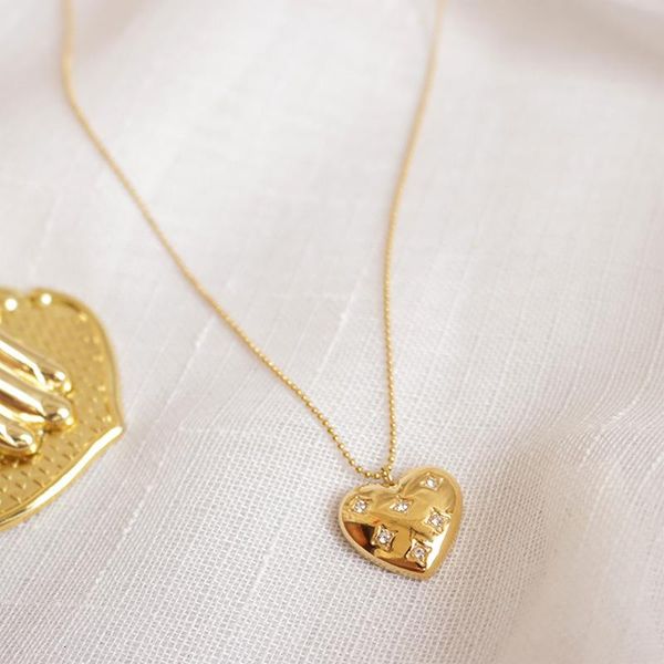 chains 2021 starburst zirconia heart pendant charms necklace for women girl 316lstainless steel beads chain choker lover jewelry, Silver
chains 2021 starburst zirconia heart pendant charms necklace for women girl 316lstainless steel beads chain choker lover jewelry, Silver