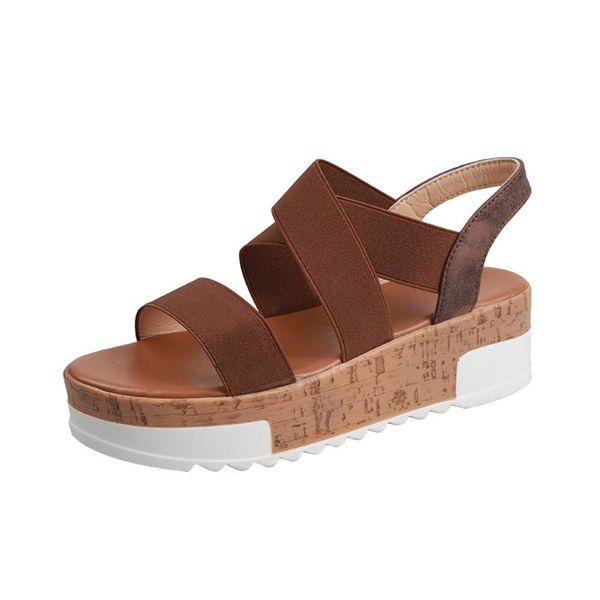 summer beach open toe sandals rome ladies casual platform wedges women shoes woman elastic strap, Black
summer beach open toe sandals rome ladies casual platform wedges women shoes woman elastic strap, Black