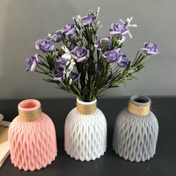 vases plastic vase european style home decoration anti-ceramic unbreakable wedding dried flowers plants hydroponic pots
vases plastic vase european style home decoration anti-ceramic unbreakable wedding dried flowers plants hydroponic pots