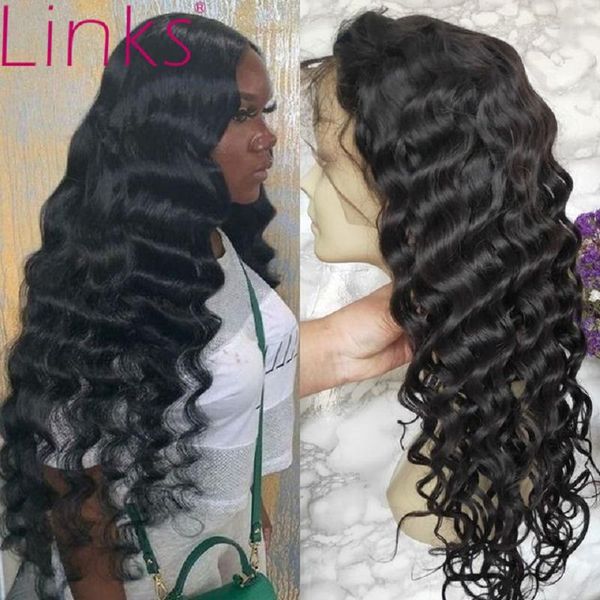lace wigs links loose wave 13x6 front wig 28 30 inch frontal for black women wavy brazilian human hair 150 180 density prepluck, Black;brown
lace wigs links loose wave 13x6 front wig 28 30 inch frontal for black women wavy brazilian human hair 150 180 density prepluck, Black;brown