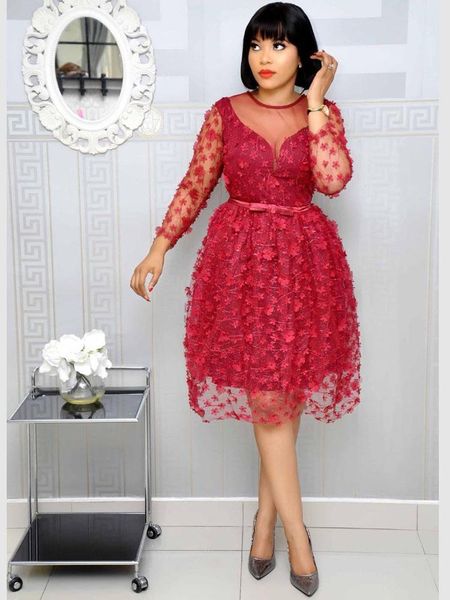 ethnic clothing african dresses for women pure color applique sequins elegant tulle dress sets with belt fashion casual party l xl si, Red
ethnic clothing african dresses for women pure color applique sequins elegant tulle dress sets with belt fashion casual party l xl si, Red
