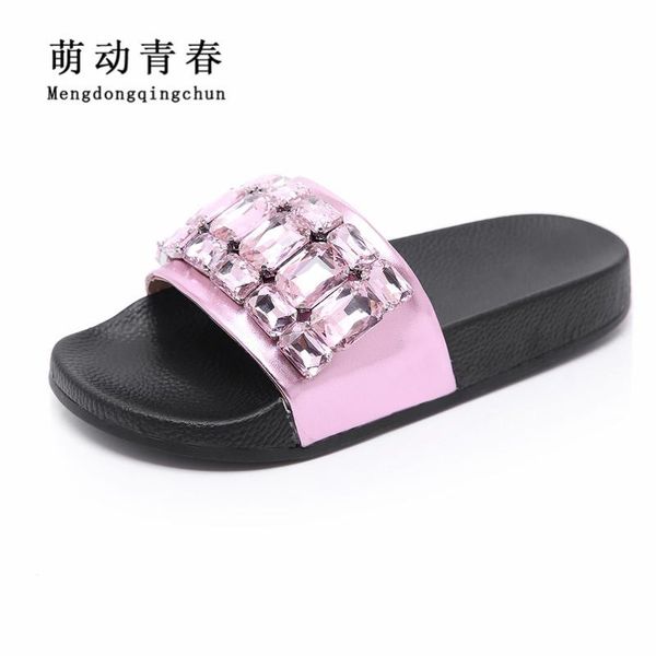 slippers fashion women flat heels big crystal rhinestones summer beach slipper sandals outdoor zapatos mujer plus size, Black
slippers fashion women flat heels big crystal rhinestones summer beach slipper sandals outdoor zapatos mujer plus size, Black