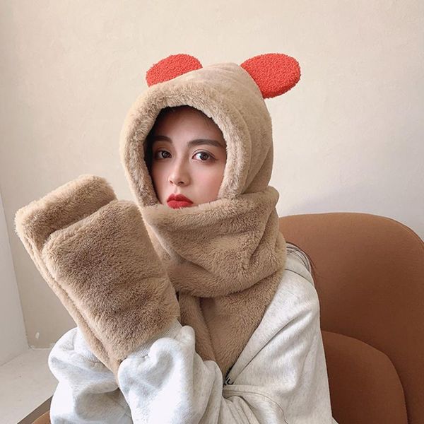 beanie/skull caps sweet cute bear ears plush hat scarf birthday gift super soft ear protectionf gloves windproof neck & set, Blue;gray
beanie/skull caps sweet cute bear ears plush hat scarf birthday gift super soft ear protectionf gloves windproof neck & set, Blue;gray