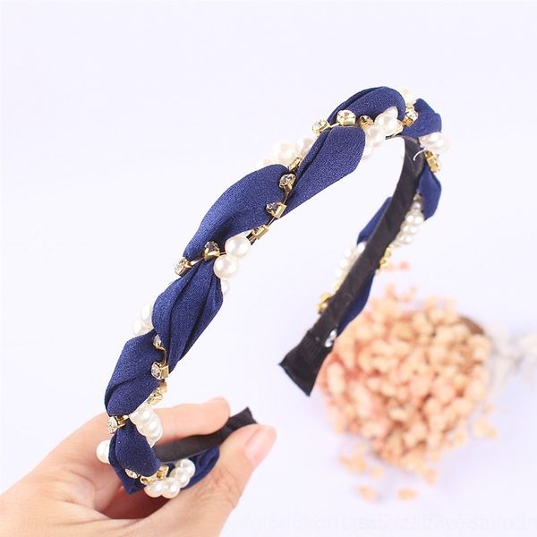 jls hanfanduipearl headband hairpin with headbands pearl inlaid diamond wavy cloth hairband female sweet temperament headdress, Silver
jls hanfanduipearl headband hairpin with headbands pearl inlaid diamond wavy cloth hairband female sweet temperament headdress, Silver