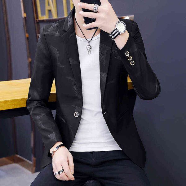 luxury men's suits blazers men's korean slim fit small men's personality trend printed suit youth fashion handsome single wte, White;black
luxury men's suits blazers men's korean slim fit small men's personality trend printed suit youth fashion handsome single wte, White;black