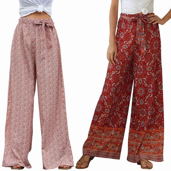 women's pants & capris 2x women floral print wide leg bohemian ladies sashes loose rayon boho long xl size pink red, Black;white
women's pants & capris 2x women floral print wide leg bohemian ladies sashes loose rayon boho long xl size pink red, Black;white