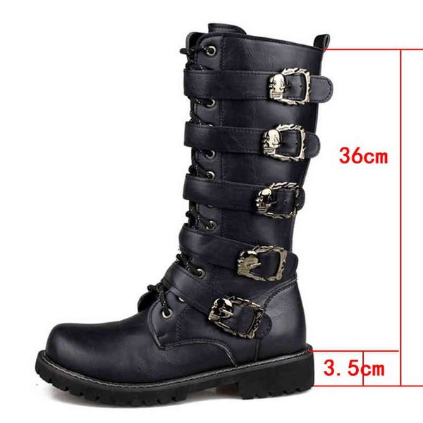 boots combat-boots mens lace up westerm buckles motorcycle streetwear zapatos de hombre 5#20/20d50 9hnj, Black
boots combat-boots mens lace up westerm buckles motorcycle streetwear zapatos de hombre 5#20/20d50 9hnj, Black