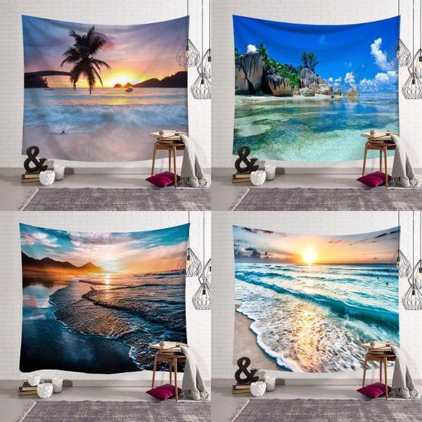 sun sea tapestry ocean beach wall hanging water landscape decoration blue cloud frothy blanket polyester handmade mat men's casual shir, White;black
sun sea tapestry ocean beach wall hanging water landscape decoration blue cloud frothy blanket polyester handmade mat men's casual shir, White;black