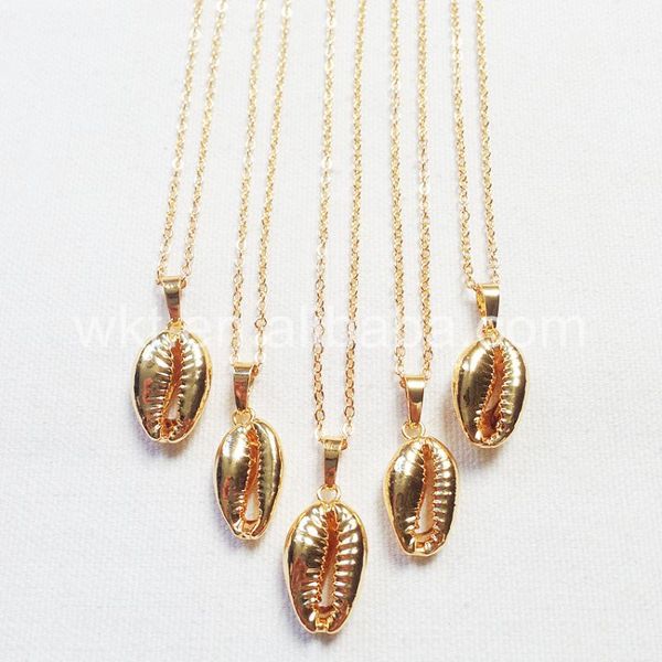 pendant necklaces wt-jn002 latest gold cowrie shell jewelry natural in electroplated chain necklace, Silver
pendant necklaces wt-jn002 latest gold cowrie shell jewelry natural in electroplated chain necklace, Silver