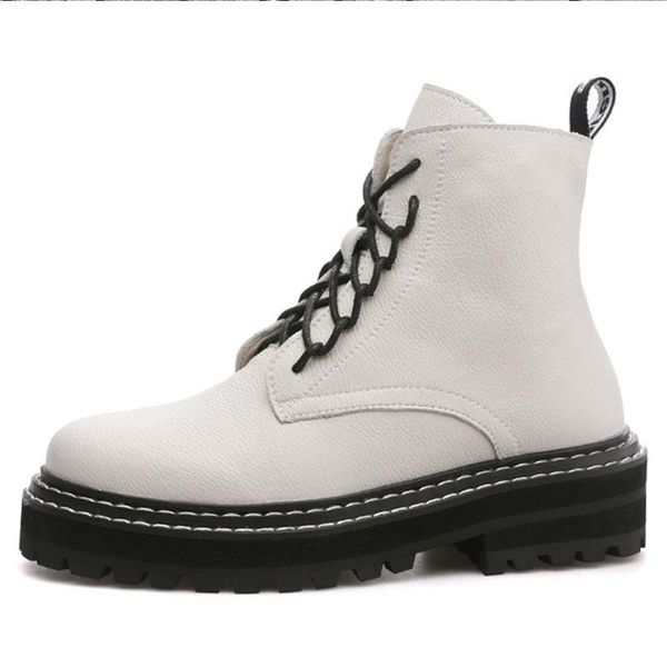 boots white female women shoes 2021 autumn british wind genuine leather thick short motorcycle, Black
boots white female women shoes 2021 autumn british wind genuine leather thick short motorcycle, Black