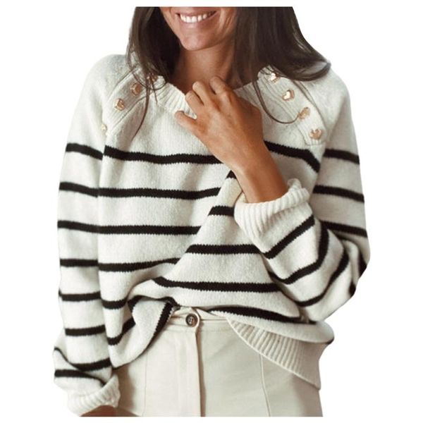 women's knits & tees 2021 women pullover female jumper fall winter long sleeve turtleneck sweaters black and white striped knit sweater
women's knits & tees 2021 women pullover female jumper fall winter long sleeve turtleneck sweaters black and white striped knit sweater