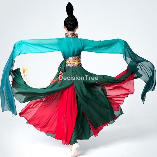 stage wear chinese ancient traditional dance dress long sleeve folk hanfu performance fairy costume uhpw, Black;red
stage wear chinese ancient traditional dance dress long sleeve folk hanfu performance fairy costume uhpw, Black;red