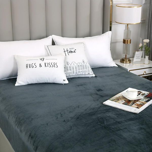 sheets & sets 1pc elastic fitted sheet 100% polyester bed cover with band 180*200/220 king queen linen home mattress pad
sheets & sets 1pc elastic fitted sheet 100% polyester bed cover with band 180*200/220 king queen linen home mattress pad