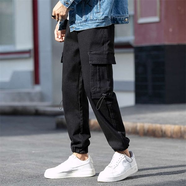 men's jeans autumn trend long pants youth casual loose tooling leggings 969b, Blue
men's jeans autumn trend long pants youth casual loose tooling leggings 969b, Blue