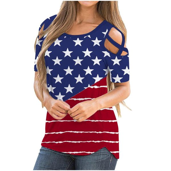 women's t-shirt womens american flag short sleeve casual stars and stripes patrio slim tee shirt for girls, White
women's t-shirt womens american flag short sleeve casual stars and stripes patrio slim tee shirt for girls, White