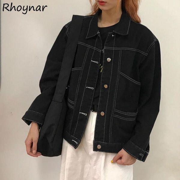 women's jackets basic women spring all-match single-breasted harajuku chic street wear students casual loose fashion ulzzang simple sof, Black;brown
women's jackets basic women spring all-match single-breasted harajuku chic street wear students casual loose fashion ulzzang simple sof, Black;brown
