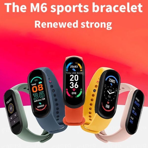 smart wristbands bands sport fitness tracker m6 watchespedometer heart rate bracelets f62c
smart wristbands bands sport fitness tracker m6 watchespedometer heart rate bracelets f62c