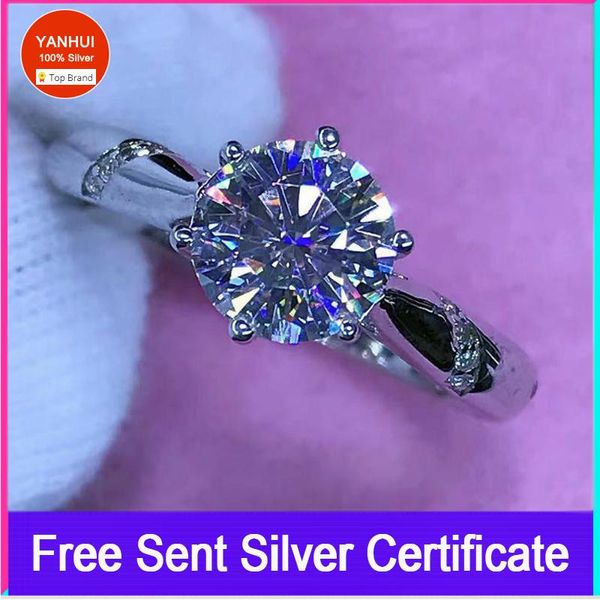 cluster rings with certificate wedding ring made whole all in 925 solid silver women luxury style 1 zirconia diamond engagement, Golden;silver
cluster rings with certificate wedding ring made whole all in 925 solid silver women luxury style 1 zirconia diamond engagement, Golden;silver