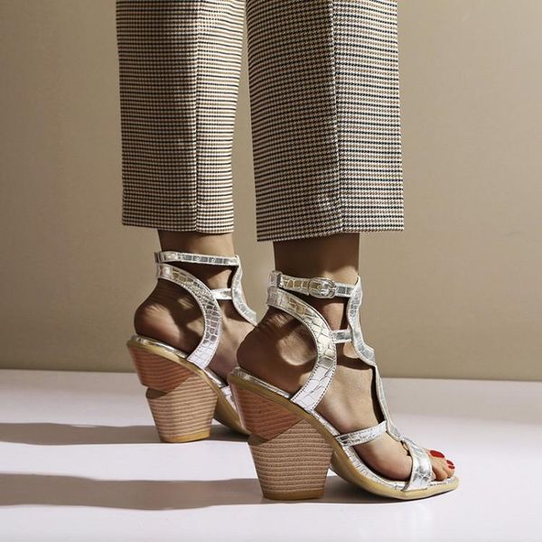 summer sandals in europe and the united states women's slope heel with one word buckle fashion shoes, Black
summer sandals in europe and the united states women's slope heel with one word buckle fashion shoes, Black