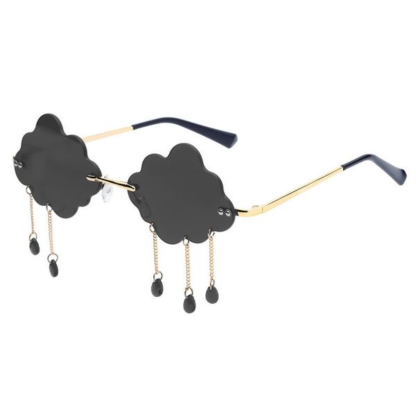sunglasses trendy tassel fashion retro rimless uv400 sun glasses steampunk shades funny clouds shaped eyeglasses, White;black
sunglasses trendy tassel fashion retro rimless uv400 sun glasses steampunk shades funny clouds shaped eyeglasses, White;black