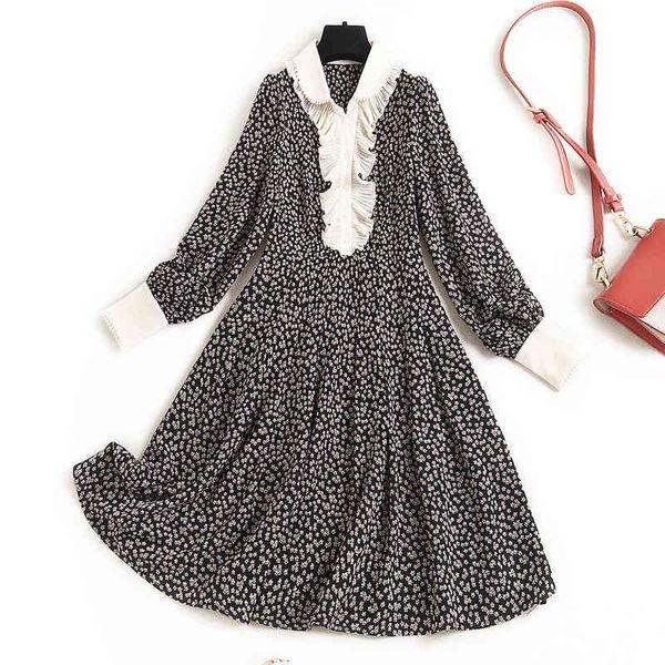 casual dresses spring long sleeve peter pan neck black floral print chiffon panelled knee-length dress elegant od2816605 r94b, Black;gray
casual dresses spring long sleeve peter pan neck black floral print chiffon panelled knee-length dress elegant od2816605 r94b, Black;gray