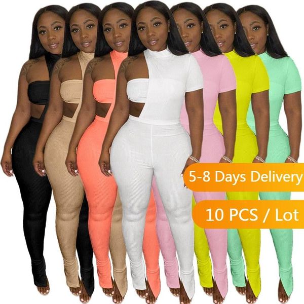 women's two piece pants bulk items wholesale summer 3 set women short sleeve crop + bodysuit and three club outfits, White
women's two piece pants bulk items wholesale summer 3 set women short sleeve crop + bodysuit and three club outfits, White