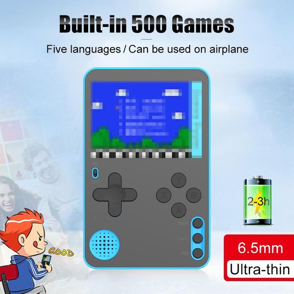 portable game players 500 mini video console retro for kids 2.4 inches handheld ultra thin
portable game players 500 mini video console retro for kids 2.4 inches handheld ultra thin