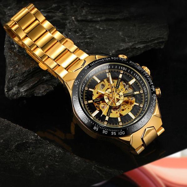 wristwatches t-winner men watch fashion automatic mechanical waterproof watches luxury business full steel men's reloj hombre, Slivery;brown
wristwatches t-winner men watch fashion automatic mechanical waterproof watches luxury business full steel men's reloj hombre, Slivery;brown