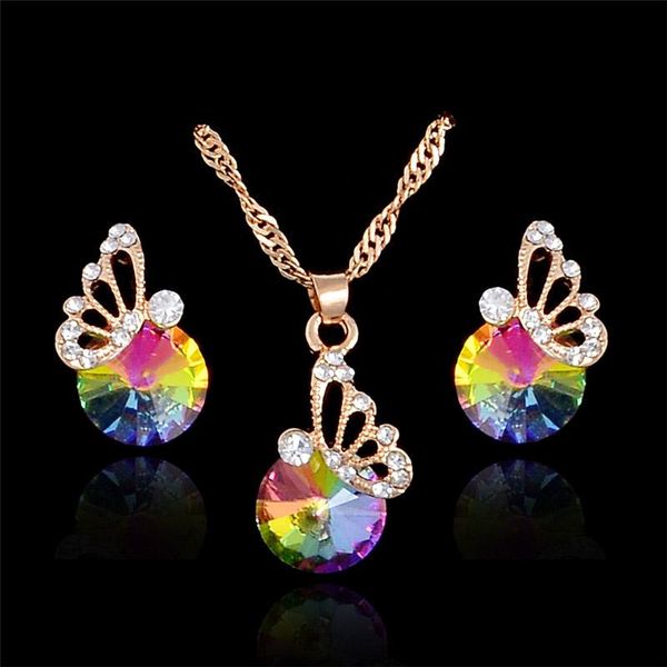 earrings & necklace qcooljly multi-colors lovely rhinestone crystal butterfly jewelry set for women earring pretty gifts wholesale ch2780, Silver
earrings & necklace qcooljly multi-colors lovely rhinestone crystal butterfly jewelry set for women earring pretty gifts wholesale ch2780, Silver