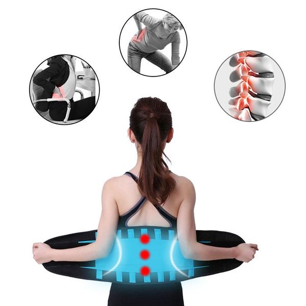 back brace belt breathable health posture correction adjustable waist sports lumbar tools support, Black;gray
back brace belt breathable health posture correction adjustable waist sports lumbar tools support, Black;gray