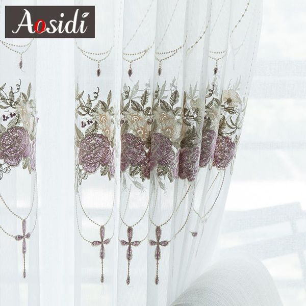 european embroidered white tulle curtains for living room bedroom floral sheer window organza lace voile drapes fabric curtain &
european embroidered white tulle curtains for living room bedroom floral sheer window organza lace voile drapes fabric curtain &