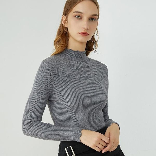 women's sweaters 2021 autumn and winter high-end fashion striped wave turtleneck sweater ladies quality knitted women pullovers, White;black
women's sweaters 2021 autumn and winter high-end fashion striped wave turtleneck sweater ladies quality knitted women pullovers, White;black