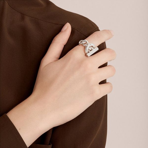 hollow thick chain women's ring simple and unique design ot street style ins wholesale, Silver
hollow thick chain women's ring simple and unique design ot street style ins wholesale, Silver