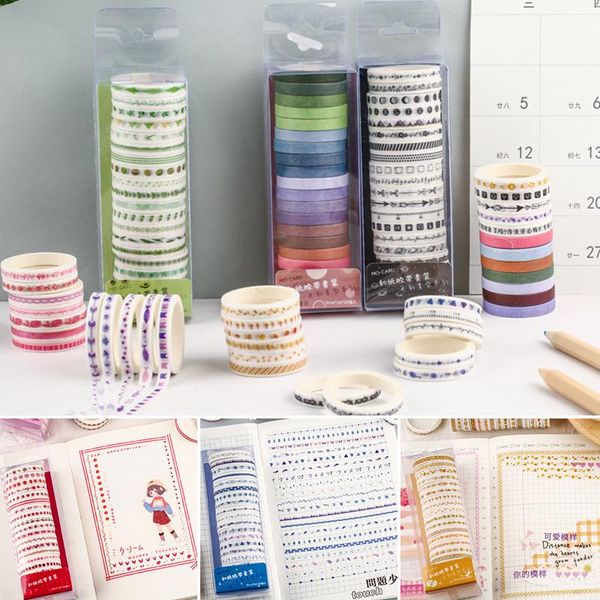 20rolls/set diy decorative craft tape washi adhesive stickers scrapbooking masking supplies scrapbook gift wrap
20rolls/set diy decorative craft tape washi adhesive stickers scrapbooking masking supplies scrapbook gift wrap