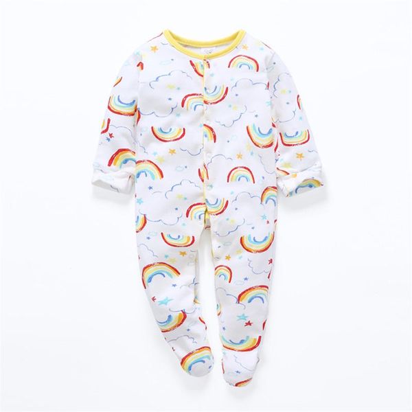 footies baby one-piece footie pajamas with rainbow pattern cotton sleepwear outfit 0-12 months, Blue
footies baby one-piece footie pajamas with rainbow pattern cotton sleepwear outfit 0-12 months, Blue