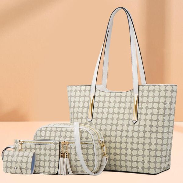 fashion casual lady totes bags polka dot simple style design ladies shopping bag outdoor large capacity 4-piece female handbag
fashion casual lady totes bags polka dot simple style design ladies shopping bag outdoor large capacity 4-piece female handbag