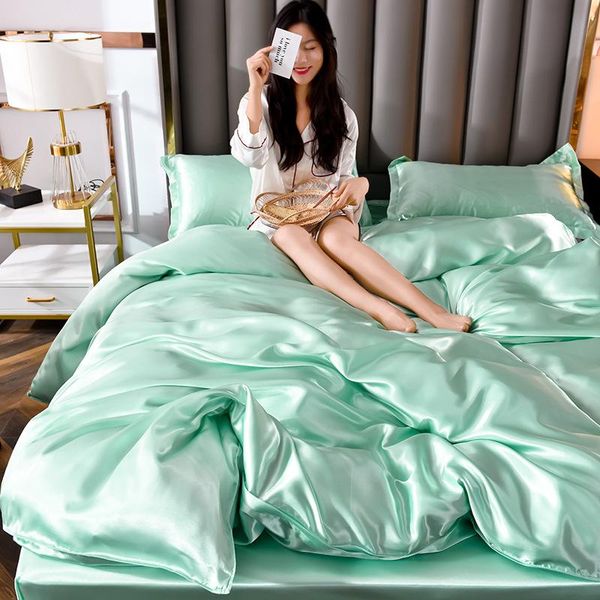bedding sets ice silk set summer cool tencel soft bed sheet and pillowcases quilt cover solid color twin size home
bedding sets ice silk set summer cool tencel soft bed sheet and pillowcases quilt cover solid color twin size home