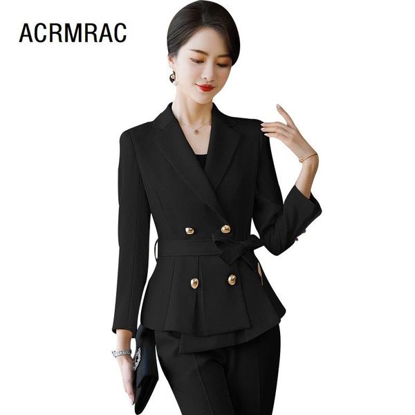 women suits spring long sleeve blazers pants office lady formal work clothes woman set 8740 women's two piece, White
women suits spring long sleeve blazers pants office lady formal work clothes woman set 8740 women's two piece, White