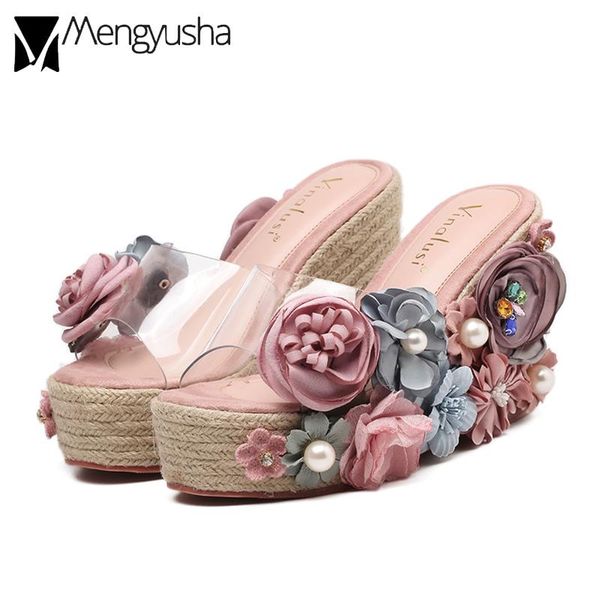 candy color flower wedges sandals women colorful pearl crystal gladiator transparent jelly lady peep toe slides, Black
candy color flower wedges sandals women colorful pearl crystal gladiator transparent jelly lady peep toe slides, Black