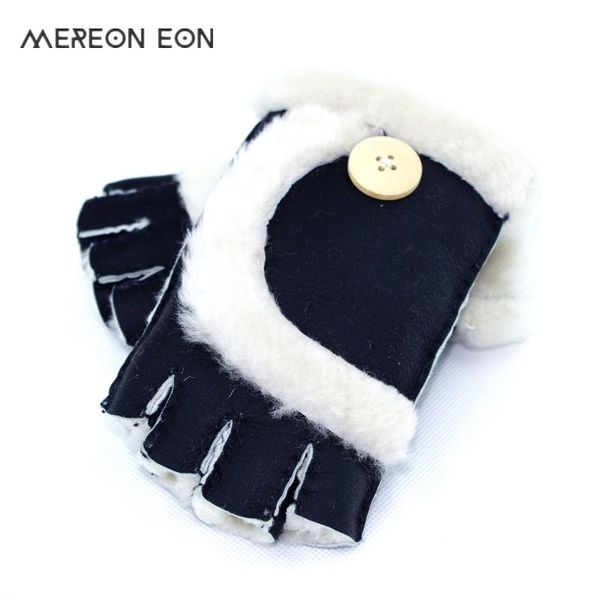 five fingers gloves ladies winter warm natural sheepskin half finger office indoor snow, Blue;gray
five fingers gloves ladies winter warm natural sheepskin half finger office indoor snow, Blue;gray