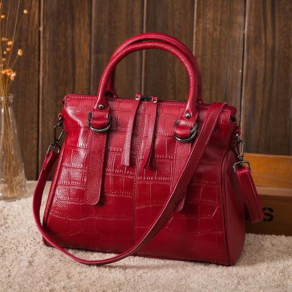 women layer real cow leather crossbody lady bags crocodile pattern removable belt single shoulder travel handbag duffel
women layer real cow leather crossbody lady bags crocodile pattern removable belt single shoulder travel handbag duffel